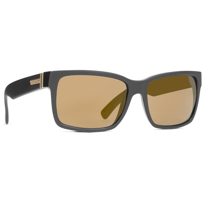 VonZipper Elmore Men’s Sunglasses – Black/Gold Chrome