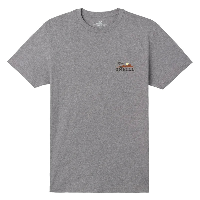 O’Neill Dos Hermanos Men’s S/S T-Shirt – Heather Grey