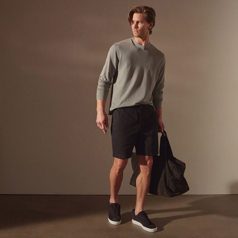 Relaxed Fit Work Short – Black