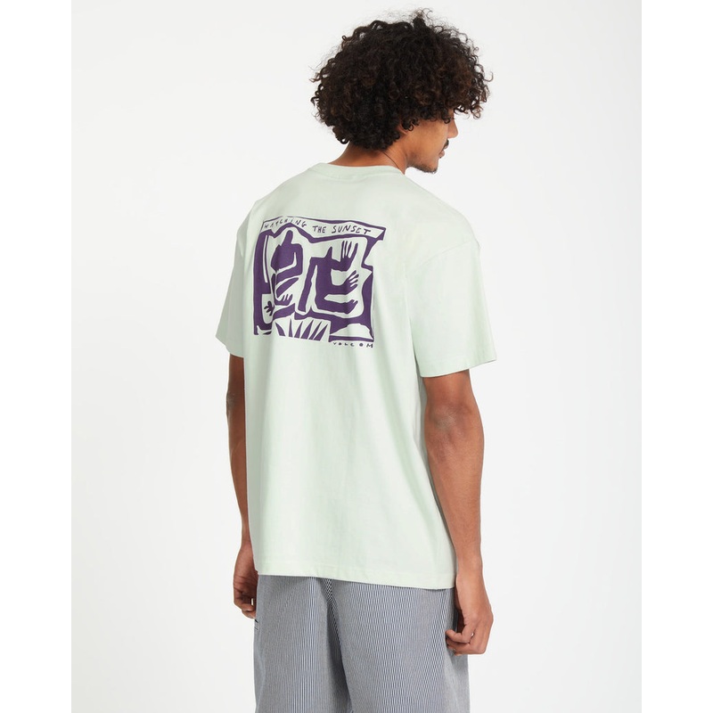 Volcom Flowatch Short Sleeve T-Shirt Cloud Blue