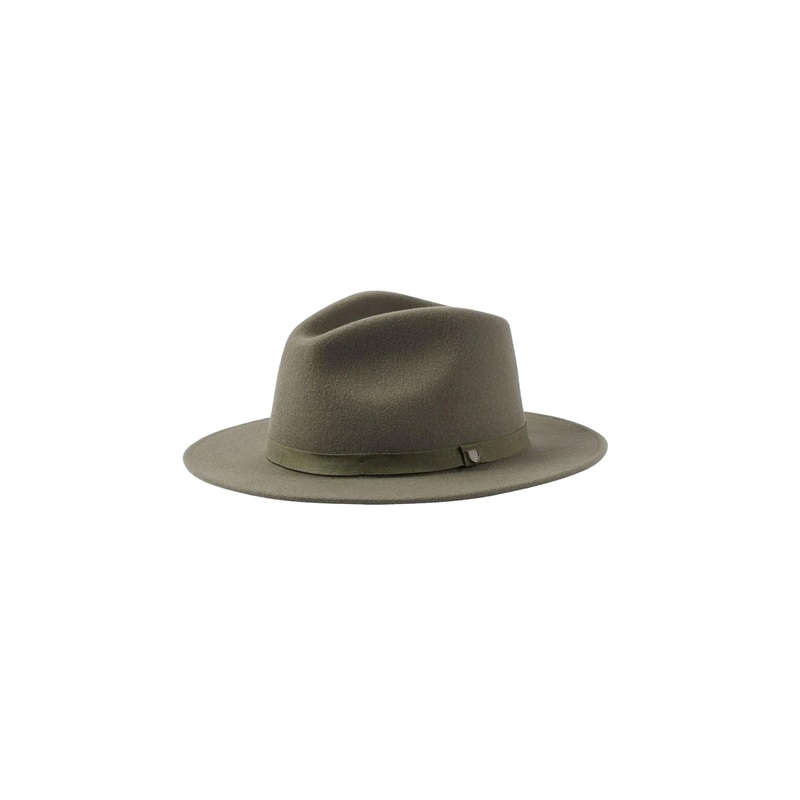 Brixton Messer Packable Fedora – Olive Surplus