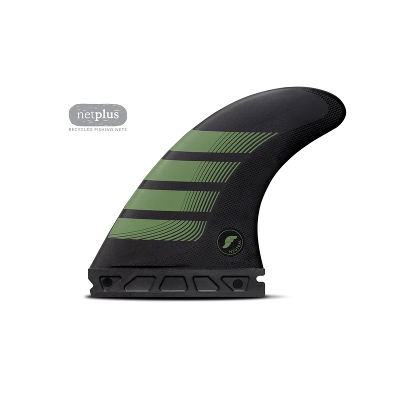 Futures F8 Alpha Series Tri Surfboard Fins – Large/Olive