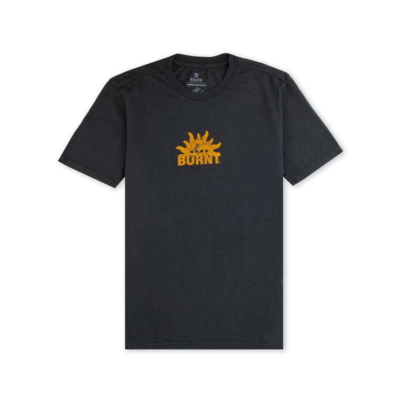 Roark Burnt Men’s S/S T-Shirt – Black