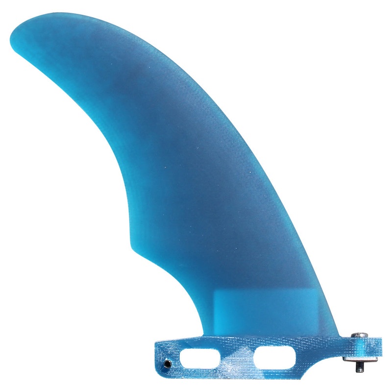Fins Unlimited Cutaway Longboard Fin – Blue – 6.5″