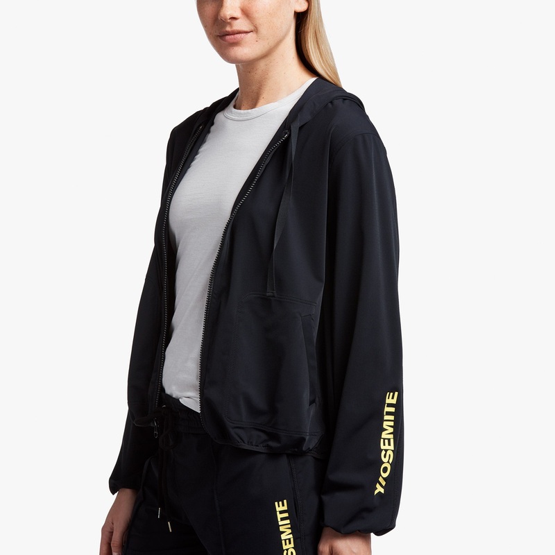 Y/OSEMITE Tricot Hooded Jacket – Black/Yellow