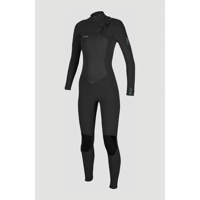 O’Neill Epic Womens 4/3 Chest Zip Full Black/Black