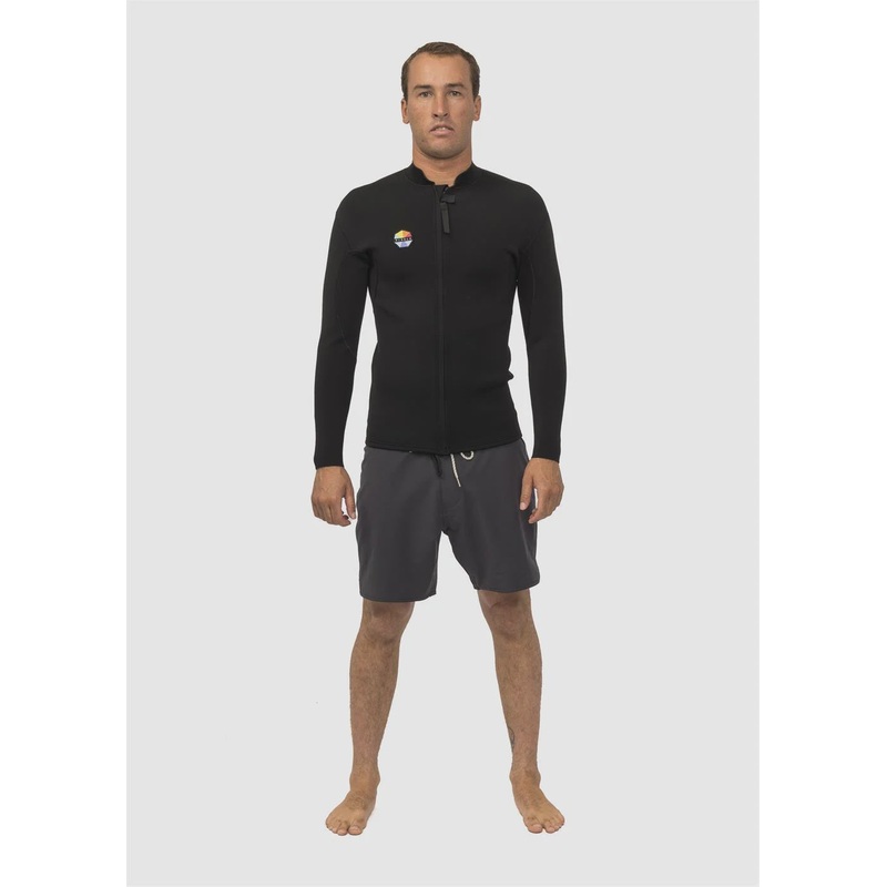VISSLA SOLID SETS 2MM FRONT ZIP WETSUIT JACKET