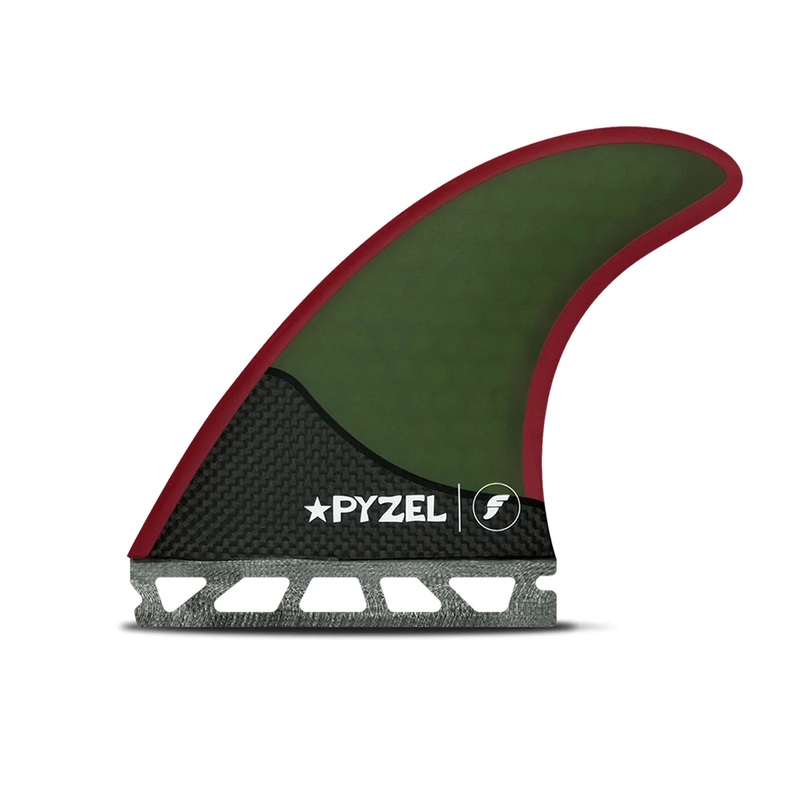 Futures Pyzel HC Tri Surfboard Fins – Medium/Green