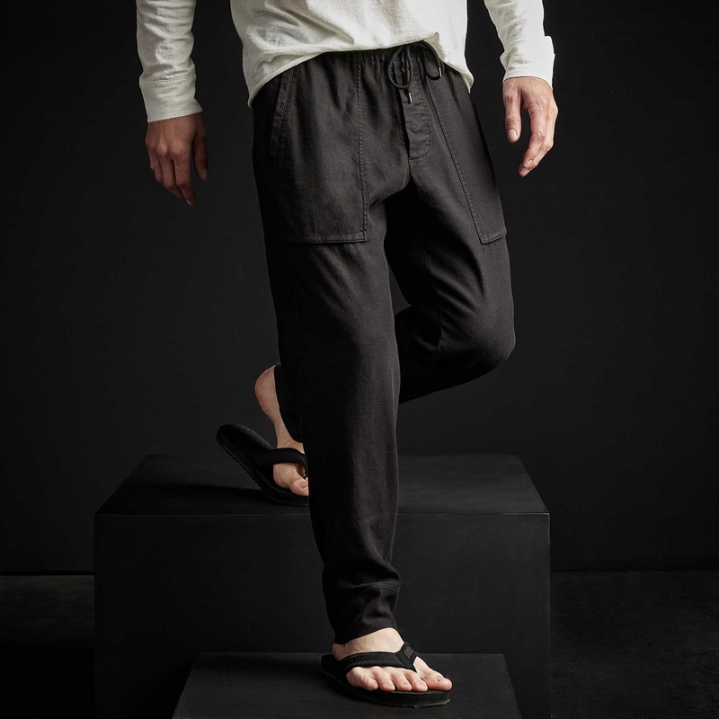 Patch Pocket Utility Pant – Black