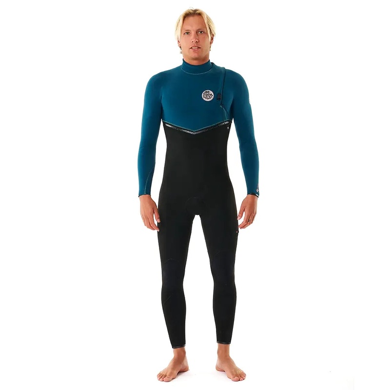 Rip Curl E Bomb 3/2mm Zip Free Wetsuit – Blue Green – 2024