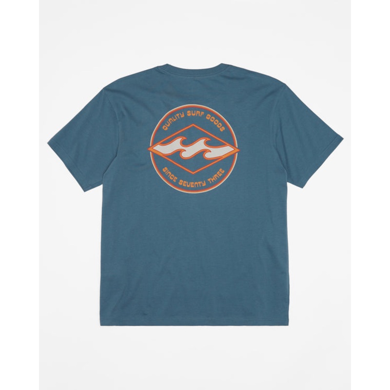 Billabong Rotor Diamond Tee-Vintage Indigo