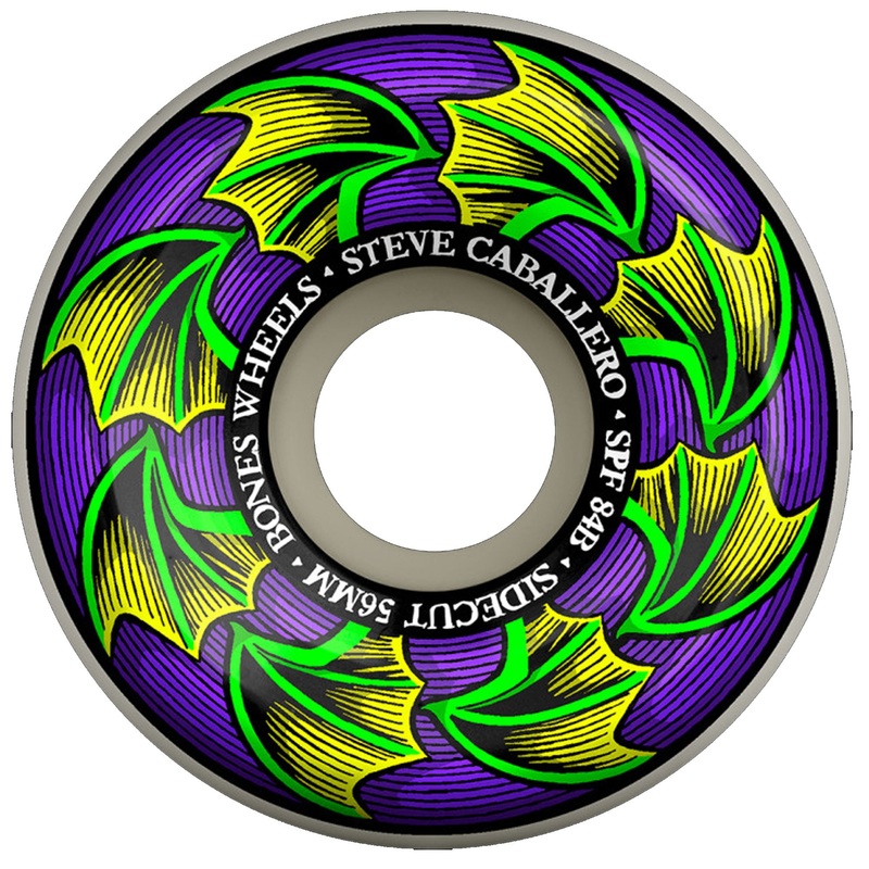 Bones Caballero Bat Wings SPF V5 56mm 84b Skate Wheels – White