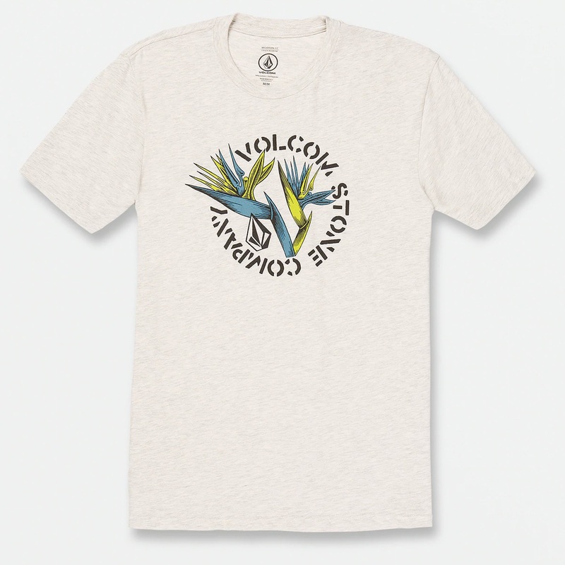 Volcom Pairodice Men’s S/S T-Shirt – Bone Heather