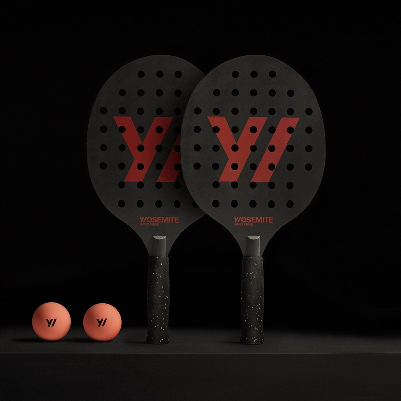 Y/OSEMITE Printed Richlite Paddleball Set – Red
