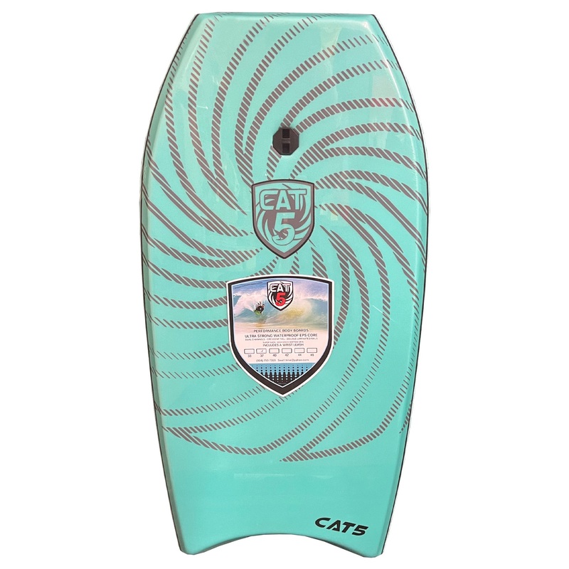 Cat 5 Original 42″ Bodyboard w/ Leash – Teal