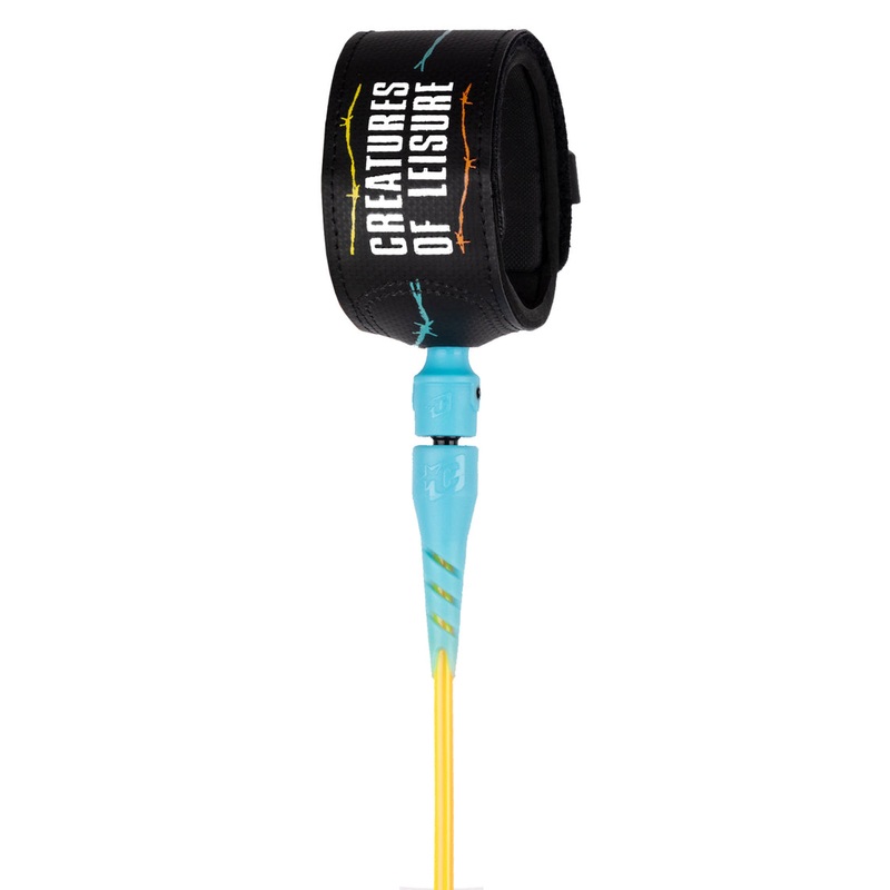 Creatures Lite Superlite Grom Leash-Black Multi-5’0″