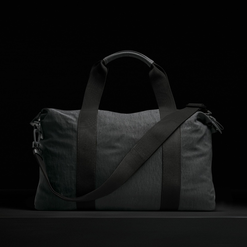Highland Nylon Duffel Bag – Black/Black