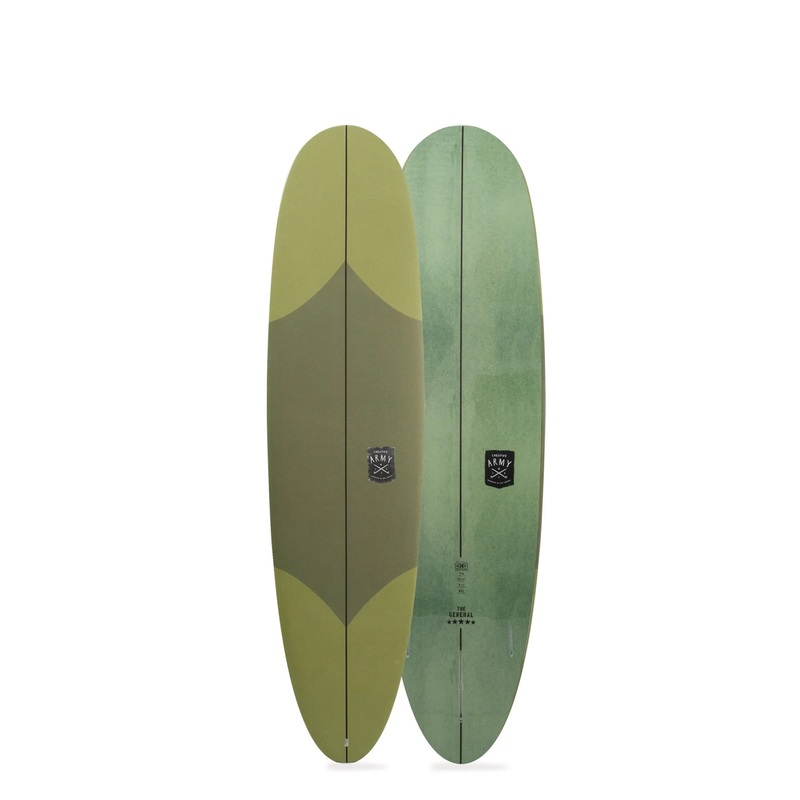 O&E CREATIVE ARMY THE GENERAL 7’6″ EPOXY-SOFT 52L – OLIVE