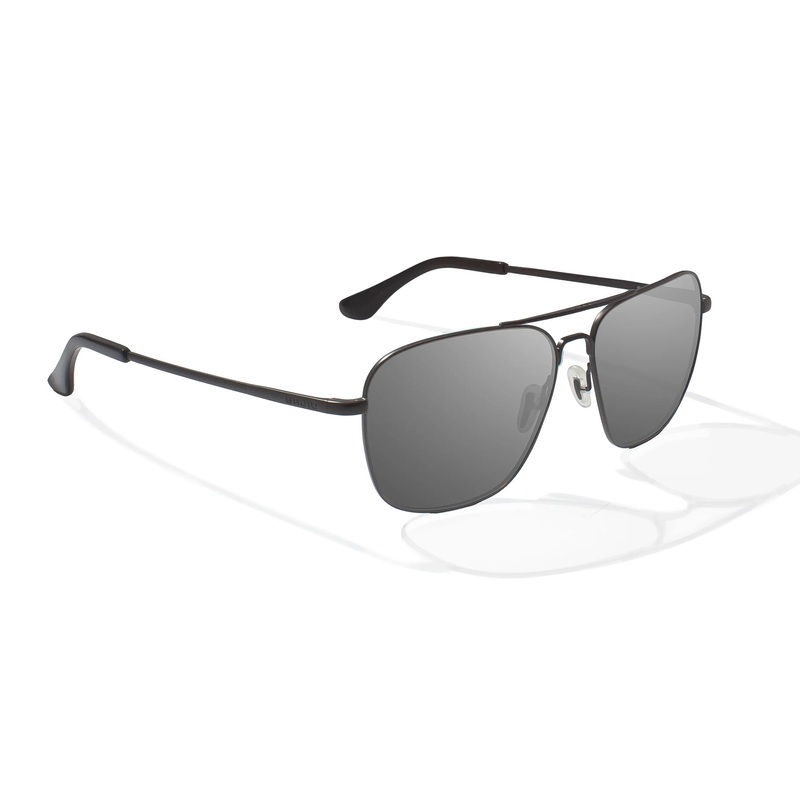 Bajio Snipes Large Women’s Sunglasses – Black Matte/Grey Polarized