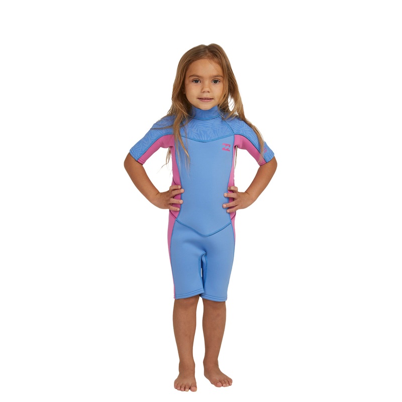 Billabong Toddler (2-6) Synergy 2mm Short Sleeve Back Zip Springsuit