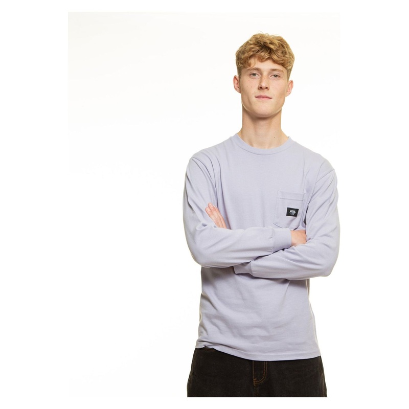 Vans Woven Patch Pocket Long Sleeve T-Shirt Languid Lavender