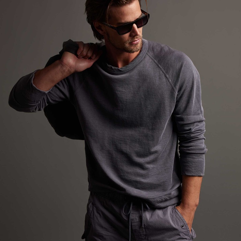 Vintage French Terry Sweatshirt – Flannel Pigment