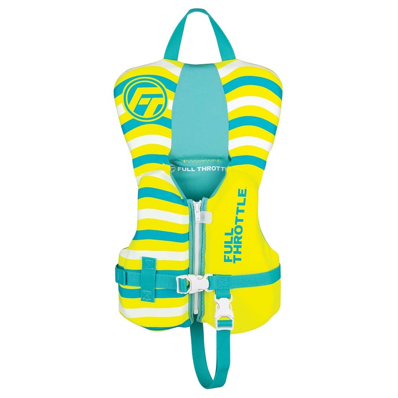 Full Throttle Infant Rapid-Dry Life Jacket – Yellow – less than 30LB