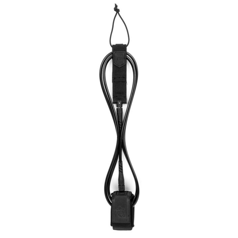 Creatures Reef Leash-Black/Black-7′ x 5/16″