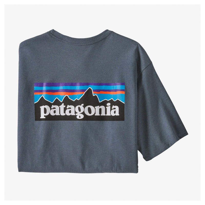 Patagonia P-6 Logo Responsibili-Tee Men’s S/S T-Shirt – Plume Grey
