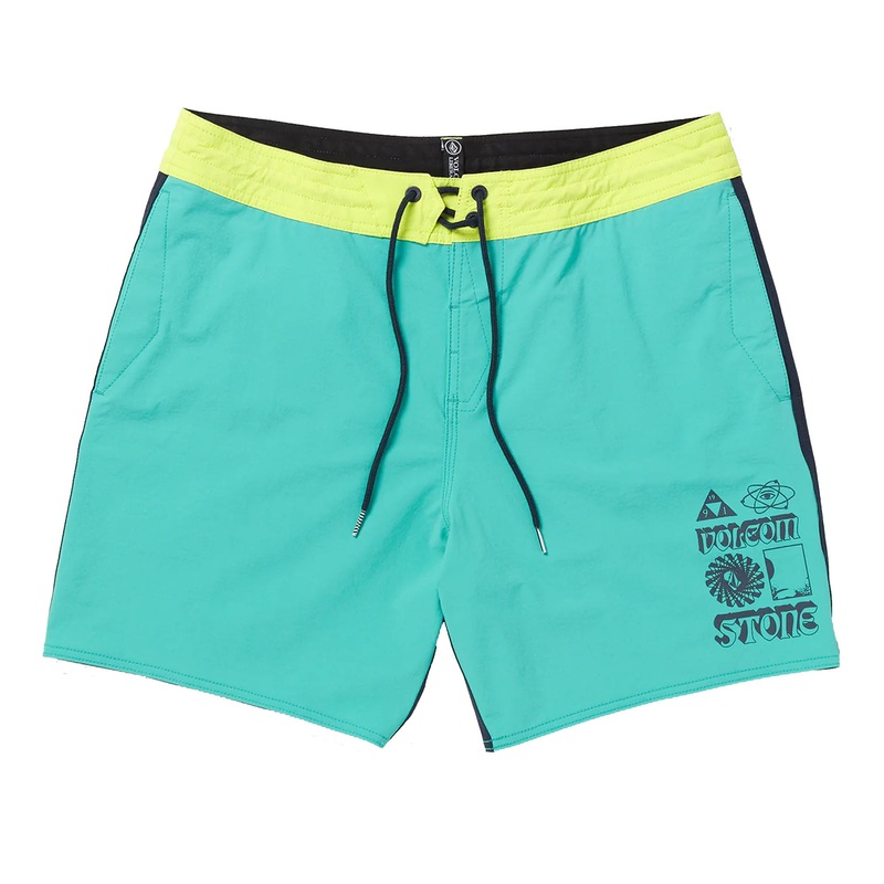Volcom Down Time Liberator 17″ Men’s Boardshorts – Green