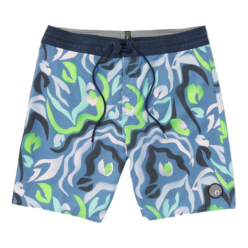Volcom Warped Stoney 19″ Men’s Boardshorts – Stone Blue