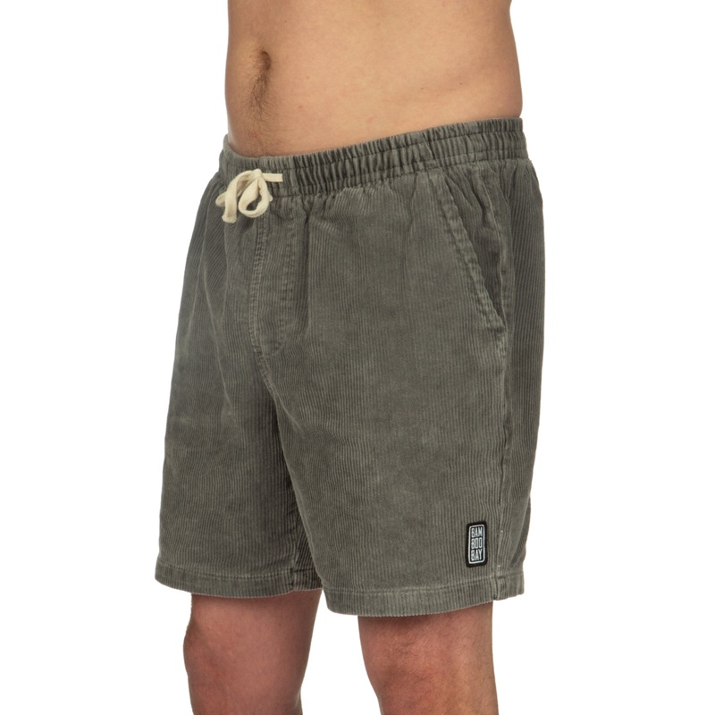 BamBooBay Chill Cord Shorts Grey