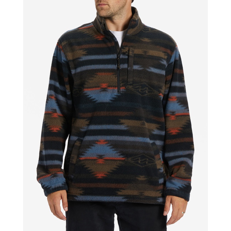 Billabong Boundary Mock Neck Jacket-Black
