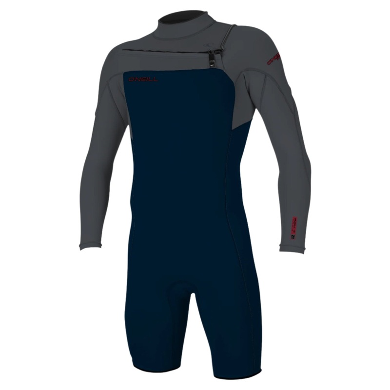 O’Neill Hammer 2mm Chest Zip Long Sleeve Spring Wetsuit Abyss/Graphite/Graphite