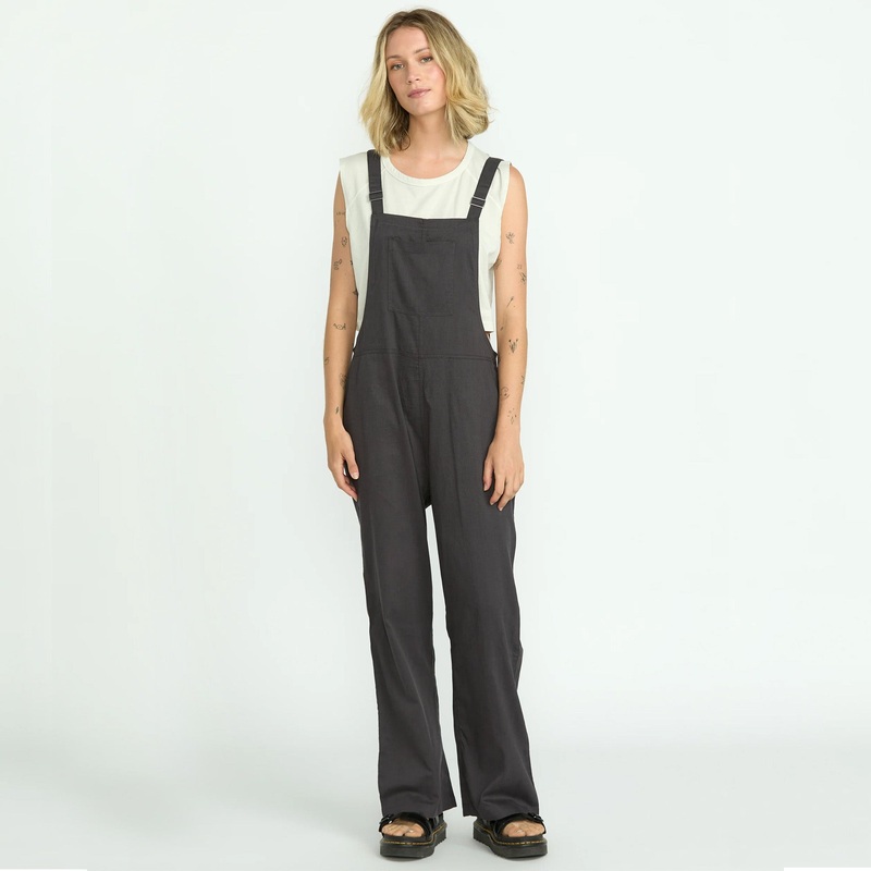 Volcom Lived In Romper Women’s Romper – Vintage Black