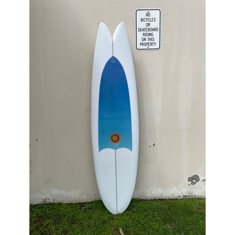 7’2″ Speed Frog – Evening Moon Deck Surfboard