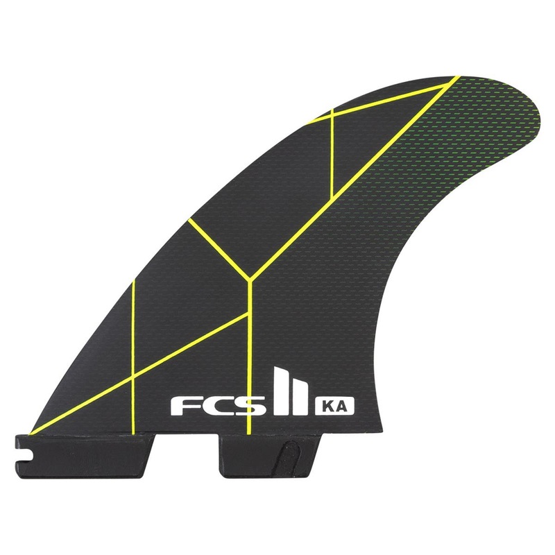 FCS II Kolohe Andino PC Tri Fin Set – Black/Acid