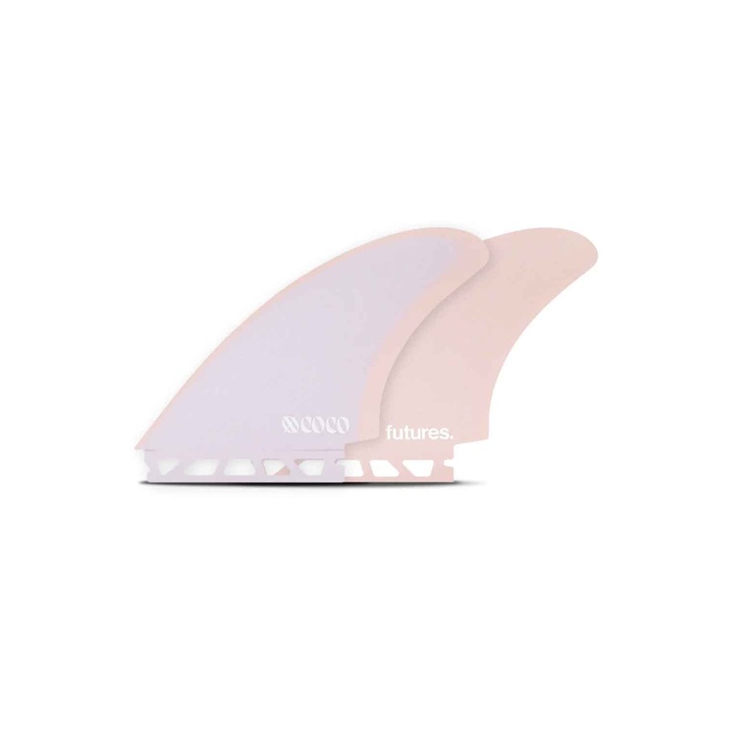 Futures Fins XO BY COCO Fibreglass Keel Fin Set – Purple