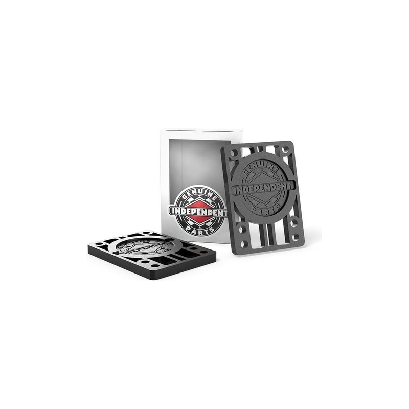 Indy Riser Pads 1/4 (Pack Of 2) Black