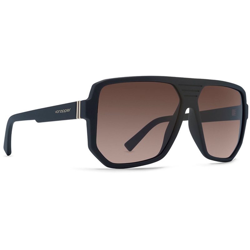 VonZipper Roller Men’s Sunglasses – Black Satin/Brown Gradient