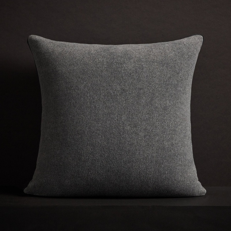 Baby Soft Throw Pillow With Piping – Flannel