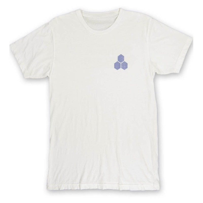 Channel Islands Stamped Flag Tee – Bone