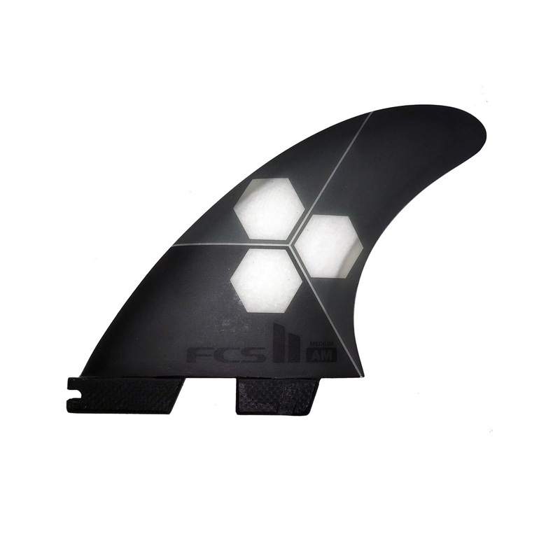 FCS II AM Performance Core Aircore Tri Surfboard Fins – Large/Black