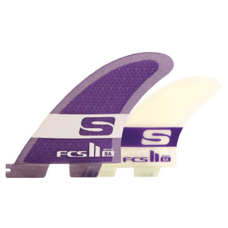 FCS II SA PC Tri Quad Surfboard Fins – Medium