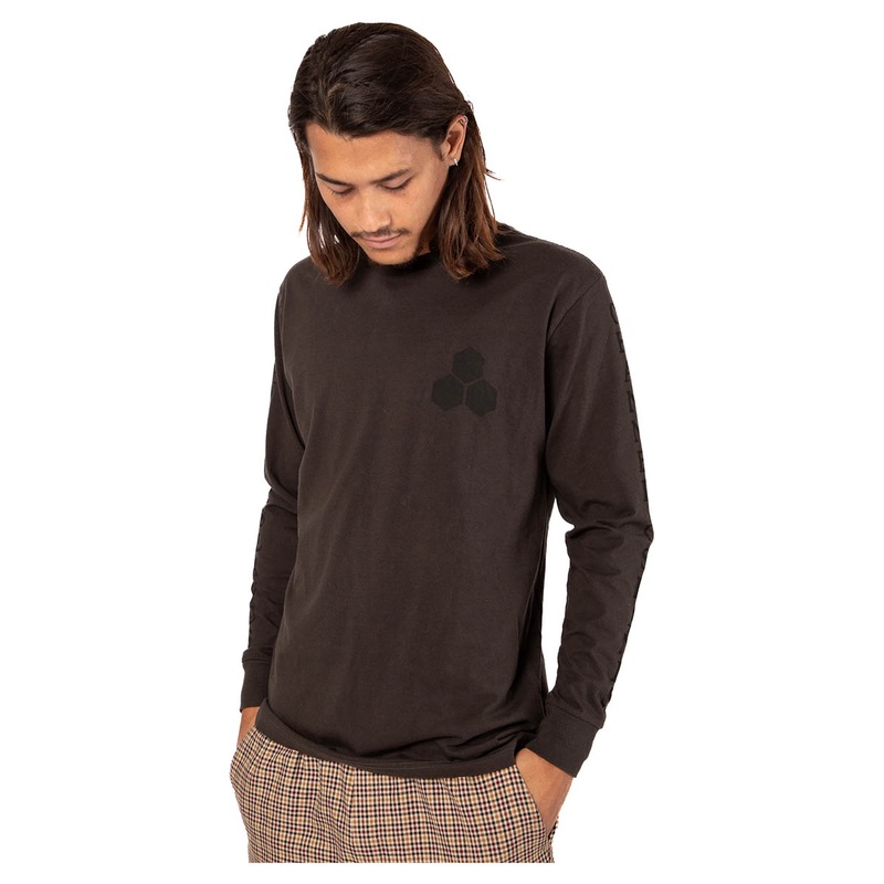 Channel Islands Men’s Twin Hex Long Sleeve – Charcoal
