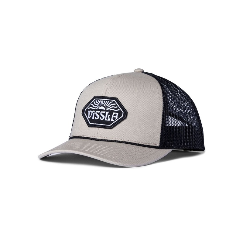 Vissla West Winds Eco Trucker Hat-Light Khaki