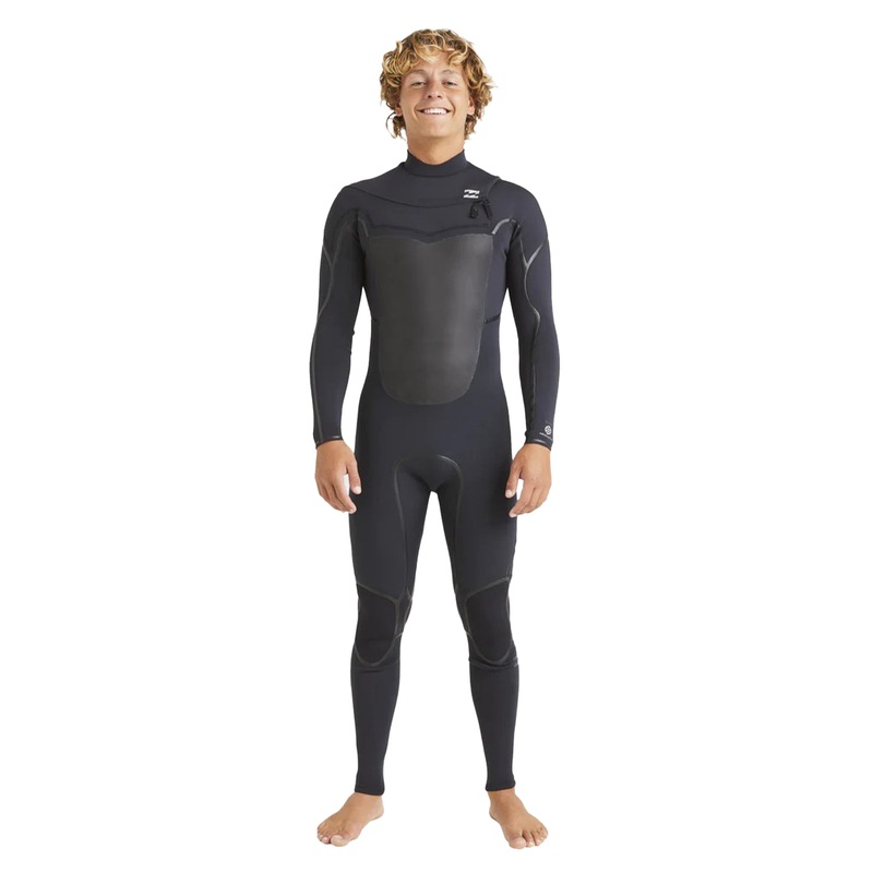 Billabong Mens 3/2mm Absolute Natural PLUS + Chest Zip Steamer Wetsuit