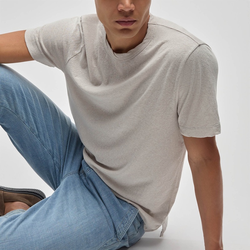 Cotton Jersey Crew – Salt