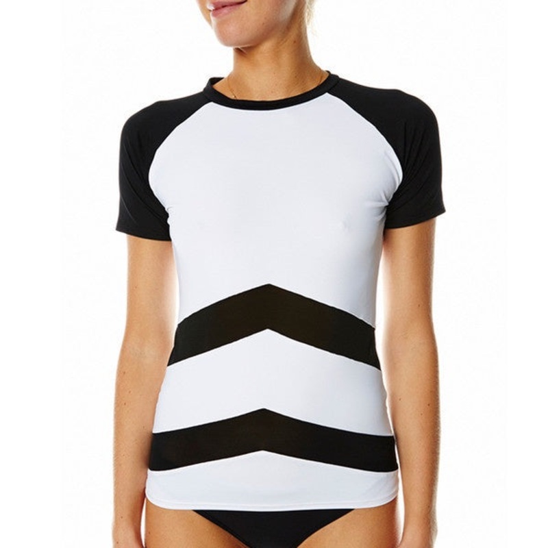 O’NEILL WMNS S/S UV TEE Black/White