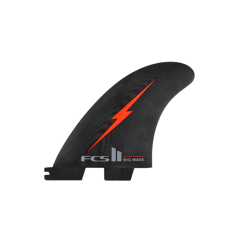 FCS 2 Big Wave G10 Nathan Florence Quad Fin Set